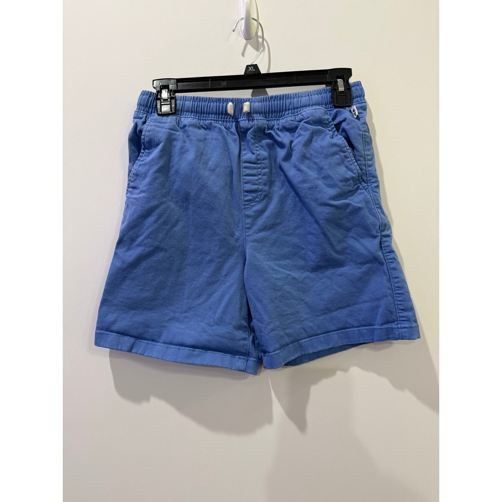 Free Assembly Chino Shorts Kids XL 14/16 Blue Excellent Elastic Waist Cotton